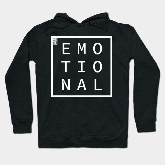 EMOTIONAL Define Me Word Simple Classic Square Box Hoodie by porcodiseno